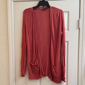 Women's Coral Open-Front Cardigan
